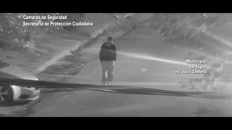 Las cámaras de Tigre fueron fundamentales para detener a un hombre que ingresó a robar en una casa